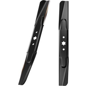 942-04308 Lawn Mower Blades with 6 Star Star, 42 inch Deck Mulching Blades Replace for Cub Cadet, Troy Bilt, Craftsman, Bronco, Pony, Part Number, 942-04308A, 942-04308-X, ZT1, XT1, LT42