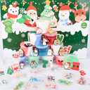 Slime Advent Calendar - 24 Days of Super Soft & Stretchy DIY Slime for Kids, Christmas Countdown Calendar, Party Favors, Stocking Stuffers & Birthday Gifts for Girls and Boys