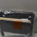 Lifewit Double Laundry Hamper with Lid and Removable Laundry Bags, Large Collapsible 2 Dividers Dirty Clothes Basket with Handles for Bedroom, Laundry Room, Closet, Bathroom, College, 136L White&Black