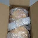 Wood Sofa Replacment Parts Natural Wood 2.7 Inch Funiture Legs Round Ball Shape Big Sofa Bun Feet Cabinet Legs Set of 4 (H: 2.7 inch)