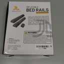 Inflatable Bed Rails for Toddlers & Kids (2-Pack) | Portable Blow-Up Travel and Home Bed Bumpers Non-Slip Safety Guard for King, Queen, Full Sizes