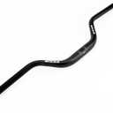 25.4 Mountain Bike Handlebar 640mm, 100mm Rise Bicycle Handlebar 10 Backsweep Aluminum Riser Handle Bars for E Bike, Dirt, Fixie Gear, Motorcycle, BMX, Cruiser, MTB, 1 inch