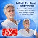 2026 Upgraded 2-in-1 Red Light Therapy Device for Ears & Nose 650nm Red Light to Relieve Ear Discomfort & Support Hearing, Soft Silicone Tips, Portable Storage Case