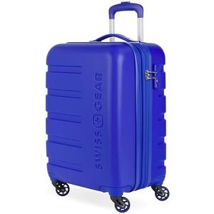 SwissGear 7366 Signature Hardside Expandable Luggage with Spinner Wheels, TSA Lock, Cup-Holder, Cobalt, Carry-On 19-Inch