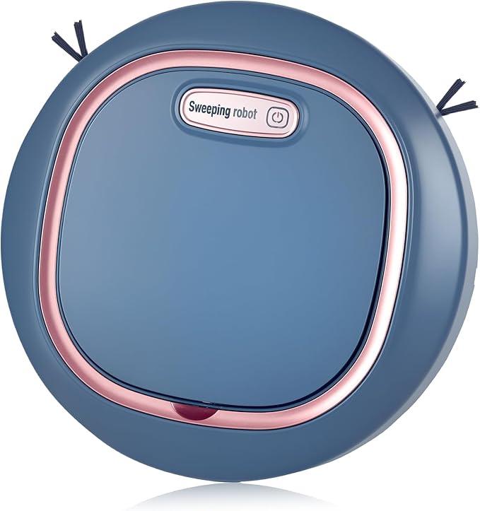 Robotic Vacuum Cleaner,Clean Smart Robot Vacuum Cleaner, TangleFreeSuction,Obstacle Avoidance ，ldeal for Pet Hair，DailySchedule Cleaning，Suitable for Hard Floors, Carpets
