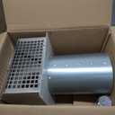 8 Inch Hooded Wall Vent Cover Outside, Dryer Exhaust Vent Metal Mesh Cover, Wall Vents Cover Exterior Air Exhaust for Kitchen Bathroom House Range Hood HVAC