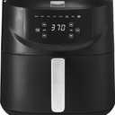 BELLA-PRO 8QT Digital Air Fryer with Divider, Touchscreen Controls, 1700W Rapid Heat Circulation, Non-Stick Basket, Adjustable Temperature, Preset Cooking Modes, Dishwasher Safe, Oil-Less Frying