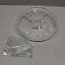 V-HANVER 360 Rotating Makeup Organizer Perfume Organizer Clear Cosmetic Storage Display Case Large Capacity Acrylic Beauty Holder Adjustable Partition Height for Bedroom Dresser or Bathroom Vanity