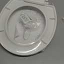 Toilet Seat Round Soft Close16.5'', Toilet Lid Slow Close Quiet No Slam, Easy Installation & ReleaseSafe PP Material Easy Clean, Comfortable Ergonomic Design, 2 Years Support, White Plastic