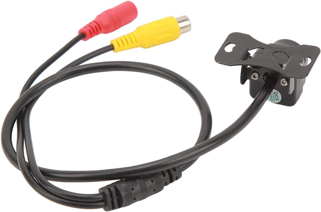 Backup Camera, 12V Night Vision 180 Degree Wide Angle Reverse Camera Waterproof for Car SUV RV Pickup (1080P)