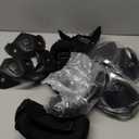 Mask for Welding and Cutting with Anti-Glare Welding Goggles, Anti-Dust, Large Viewing Welding Hood (Black-5)