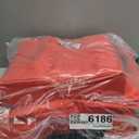 Christmas Ornament Storage Box High Capacity Decoration Organizer Holds Up to 64 Ornaments Decoration Balls Holiday Storage Case with Lid Large Foldable Storage Case for Sundries or Clothes (Red)