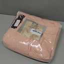 Hearth & Harbor King Duvet Cover Set - 3 Piece Soft Prewashed Bedding Set - Includes 1 Duvet Cover 104x90 inches with Zipper Closure and 2 Pillow Shams, Blush Pink, Comforter Not Included