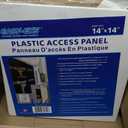 EASY-EXS Access Panels Spring-Fit 14"x14" (External 16"x16") Square (SAP1414) for Drywall, celing, Electrical, Plumbing Hole Covers, 14"x14" - 1 Pcs