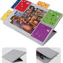 Lavievert 1500 Piece Tilting Puzzle Board with 2-in-1 Designed Stand & Cover, Lightweight Felt Mat Plateau with 6 Colored Drawers, Portable Jigsaw Puzzle Table with Storage for Adults - Light Gray