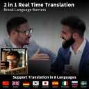 Smart Glasses with Camera,Bluetooth AI Sunglasses,Translation/Voice Control/Music Play for Travel, Conferences & Vlogging Unisex