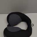 INFANZIA Kids Chin Supporting Travel Neck Pillow, Helps Support Head and Neck, Comfortably Designed for Head, Neck, and Chin Support - Ideal for Toddlers and Children,Black