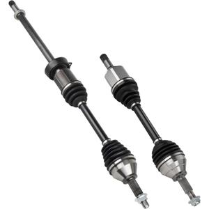 Front Left&Right CV Axle Shaft for Ford Explorer V6 3.5L 2011 2012 2013 2014 (Only for FWD), Naturally Aspirated, Replace for 66-2283 66-2286, 2 pcs Driver & Passenger Side CV Joint Shaft