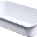 Upgrade 240356401 Refrigerator Door Bin Shelf Replace, Length 15.38", Compatible Frigidaire and Electrolux Side Bin, Top 2 Shelves on Refrigerator Side, Replace 240356402,240356409,240356406