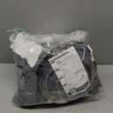 Room Divider Curtains Flexible Ceiling Tracks set Curtain track Ceiling Mount Blackout Curtain for Living Room Bedroom Ceiling Curtain Rod Privacy Dividers Panels W100 x H120 Grey Drape & Black rail