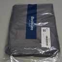 Bedsure Duvet Cover Twin/Twin XL Size - Soft Double Brushed Bedding Set for Kids & Adults, Zipper Closure, 2 Pieces, Includes 1 Duvet Cover (68"x90") & 1 Pillow Sham, NO Comforter, Dark Grey