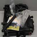 360LBS Heavy-Duty Wagons Carts Foldable 120L Collapsible Wagon Cart with Wheels and Tailgate, Folding Utility Wagon Carts for Groceries, Outdoor Camping, Shopping, Beach, Garden (Black)