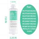 Samsung Water Filter for RF28R6301SR, RF27T5201SG, RS22T5201SR, RS28A500ASR, RF23A9671SR, RF23A9071SR, RF28R7201SG Replacements - 3PK Filter Set