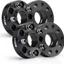 MZS 5X5 Wheel Spacers, 1.5" Thick 5x127 Wheel Adapters 71.5mm Hub Bore with M14x1.5 Studs Compatible with 2018-2025 Wrangler JL / 2011-2025 Grand Cherokee / 11-25 Durango / 2020-2025 Gladiator JT