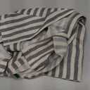 jinchan Tie Up Linen Textured Striped Tie Curtain for Kitchen Bathroom Rod Pocket Pinstripe Valance Window Treatments Ticking Stripe Pull Cord 1 Panel 18 Inch Charcoal Grey on Linen