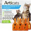 Flea and Tick Prevention for Cats & Kittens, Topical Cat Flea and Tick Treatment Fast-Acting & Long-Lasting 6-Dose Supply