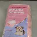 Ambreview Disposable Dog Diapers Female, Just Pull It Up, Doggie Diapers for Female Dogs, Strong Absorbency | Leak Proof, for Dogs in Heat | Elderly | Disabled, XS 30 PCS (XS(Waist 8.6"-15.7"))