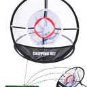 Golf Chipping net | pop up Nylon Practice net | Indoor/Outdoor Foldable Golf net with Storage Bag for Swing Accuracy Practice