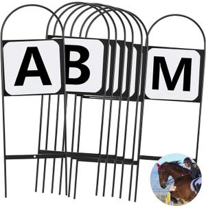 Dressage Letters Arena Markers,Metal Dressage Arena Letters Dressage Equipment for Equestrian Athletes and Events