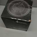 3L Ice Bucket with Silicone Lid, Scoop, Gold Tongs & Strainer, Stainless Steel Double Wall Insulated Ice Buckets for Parties & Cocktail Bar, Outdoor Champagne Ice Container Bin, Black (Matte Midnight Black)