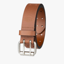 Dickies Men's Double Prong Fully Adjustable Leather Belt 34