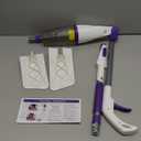 Spray Mops for Hardwood Floor Cleaning: EXEGO Wet Mops with 5 Microfiber Refillable Pads for Swiffer Powermop - Floor Mop with Sprayer Dust Dry Mopping Tools for Tile Wood Laminate Vinyl Marble (Purple)