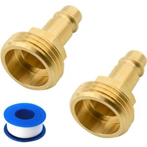 5Pcs Quick Connector Hose Adapter Replacement for PF247007, 1/2" Quick Connector for 3/4" Garden Hose