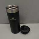 STANLEY Transit FlipTop Mug | Leakproof Coffee Travel Cup | Vacuum Insulated Stainless Steel | Stays Hot or Cold for Hours | BPA-Free | 16 oz | Black 2.0