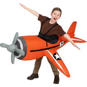 Morph Plane Costumes for Kids, Fighter Plane Costume, Kids Inflatable Costume, Blow Up Costumes for Kid