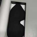 MZOO Luxury Sleep Eye Mask for Side Sleeper Men Women, Zero Eye Pressure 3D Sleeping Mask, Light Blocking Patented Design Night Blindfold, Soft Eye Shade Cover for Travel, Black