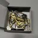 Skeleton Key, 12-Key Universal Hollow Barrel Skeleton Keys Kit for Antique Dresser, Chinese Cabinet, Antique Furniture and Old Style Cabinets or Doors, Select Furniture Limited Compatibility (1.5-3.1inchs)