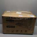 YXL LED Parking Lot Shoebox Lights with Dusk to Dawn Sensor, 21000LM 5000K Daylight, Arm Mount, IP65 Waterproof, Area Lights for Parking Lot & Stadium, 3-Pack