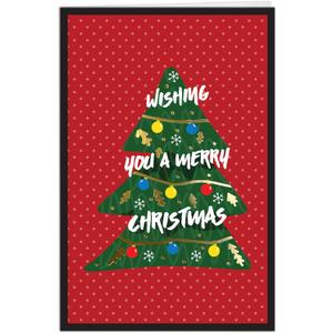 easykart labels 18 Christmas Greeting Cards with Gold Foiling Christmas Tree Cards with Envelopes, 6.75 x 4.5 Inch Merry Christmas Cards with Seal Stickers For Friends, Family and loved Ones