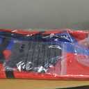 Giant 4 Row Game with Carrying Bag and Mesh Fabric .Giant 4-to-Score Game Set Suitable for Indoor and Outdoor Holiday Parties and Family Gatherings. Blue red