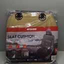 Motor Trend Seat Covers for Cars Trucks SUV, Faux Leather Beige Padded Seat Covers with Storage Pockets, Premium Interior Car Seat Cover, 2 x Front Seat Covers