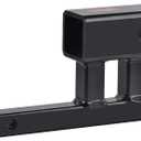 84125 Towever 1.25 to 2 inch Hitch Adapter, 4.25 inch Hitch Rise for Hitch Extender, 350 lbs TW