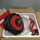 Air Jack 3 Ton/6600 lbs Airbag Jack Pneumatic Jack Lift Up to 15.75 Inch 3-5S Fast Lifting Air Bag Jack for Cars with Adjustable Handle Red