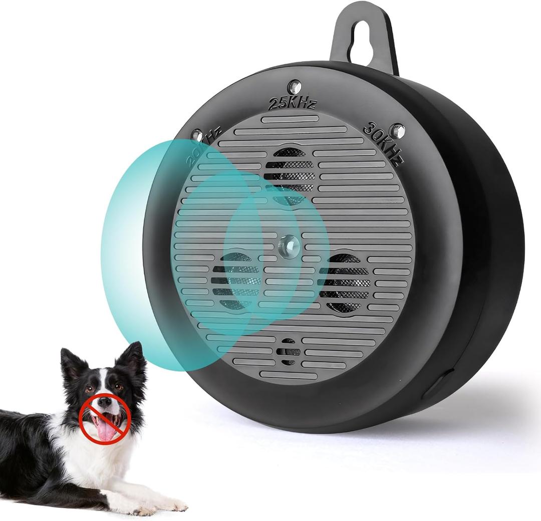 Anti Barking Devices, Auto Dog Bark Deterrent Devices with 3 Levels, Rechargeable Ultrasonic Bark Box Dog Barking Deterrent Devices, Effective Stop Barking Dog Devices for Indoor & Outdoor Dogs