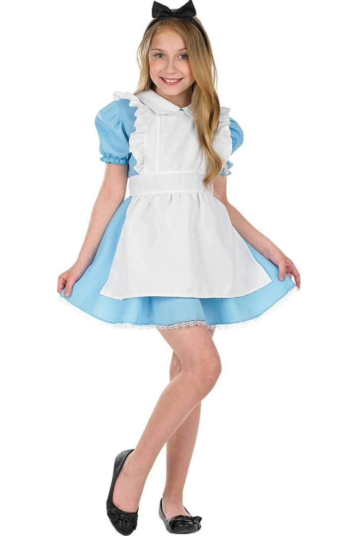 fun shack Alice Costumes Kids, World Book Day Costumes Alice Dress, Alice Costume Girls, World Book Day Costumes Girl, M