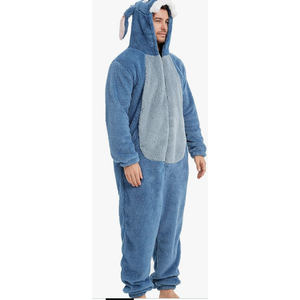 III HHONS Onesie Adult Costume Animal Pajamas Halloween Cosplay Sleepwear for Women/Men, L